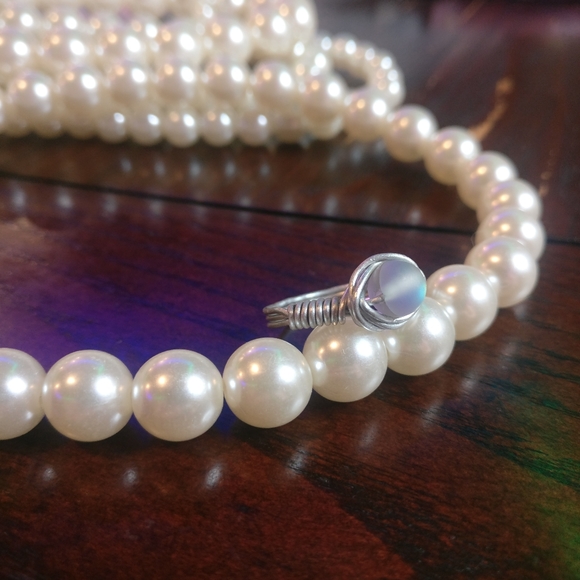 💎✨ Moonstone Wrap Ring - Picture 5 of 7